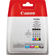 CANON INKJET 571 CLI-571BK/C/M/Y 0386C005 4-PACK